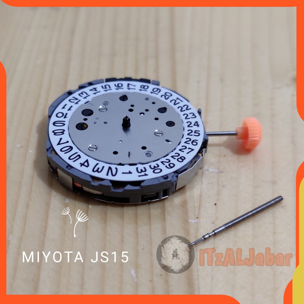 Mesin jam tangan Miyota JS15 Mesin Miyota JS 15 Original