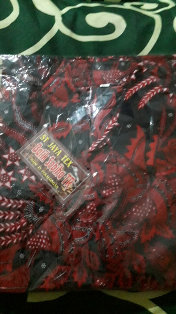 Nailo Batik Hrb026 Kenongo Kemeja Tosca Pendek Pekalongan Padi M L Xl Sogan Tulis Halus Kemeja Batik