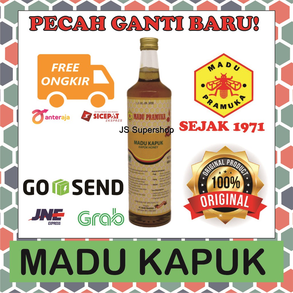 

Madu Kapuk Pramuka Asli Alami Murni 650 ml