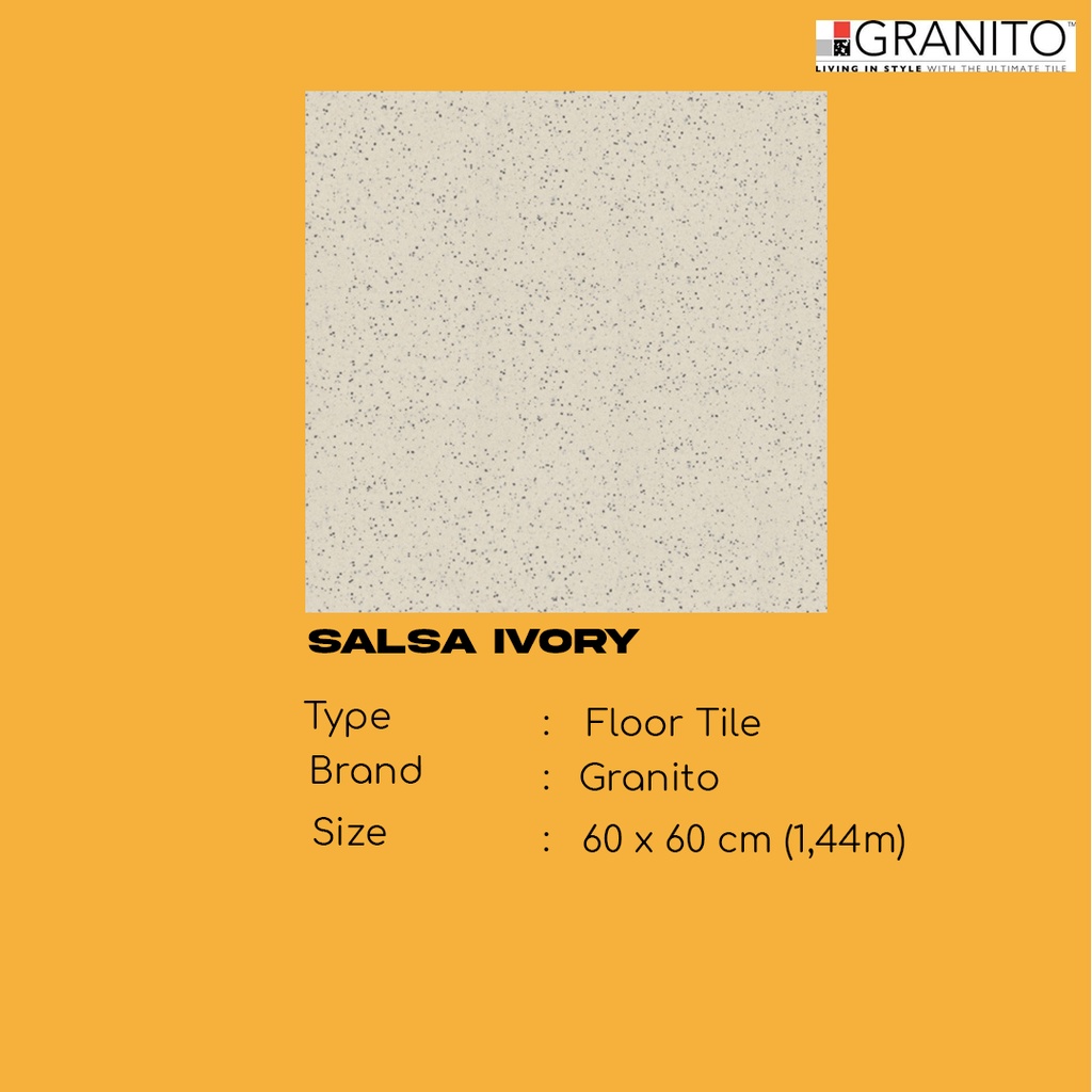 GRANIT LANTAI GRANITO SALSA IVORY 60X60 KW 1