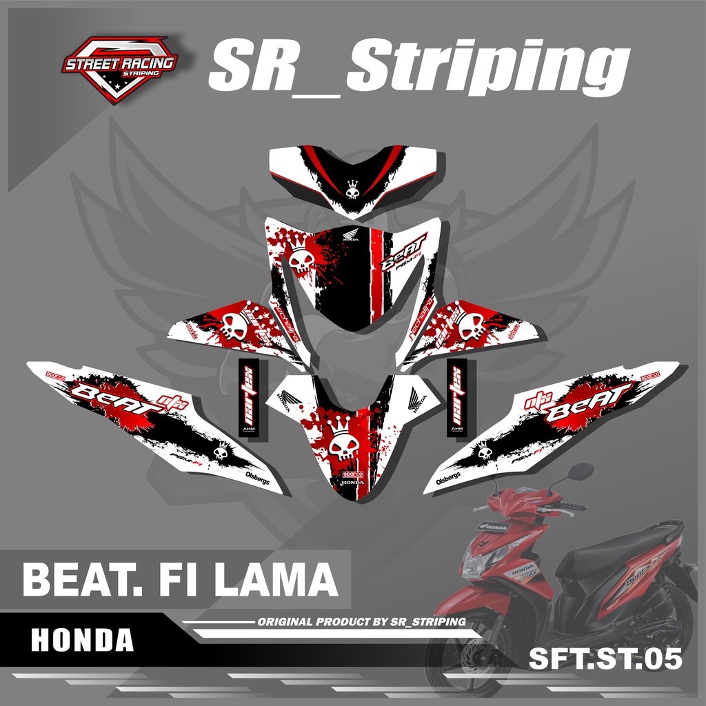 Sticker Decal Full Body BEAT FI 2012-2015 - Sticker Decal BEAT FI 2012-2015. SFL.SR.05