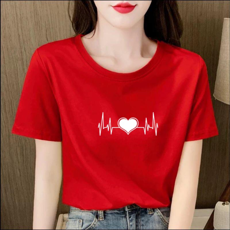 MUKZHOP / BAJU OBLONG ABG LOVE // baju kaos / lengan pendek / fashion cewek / terbaru