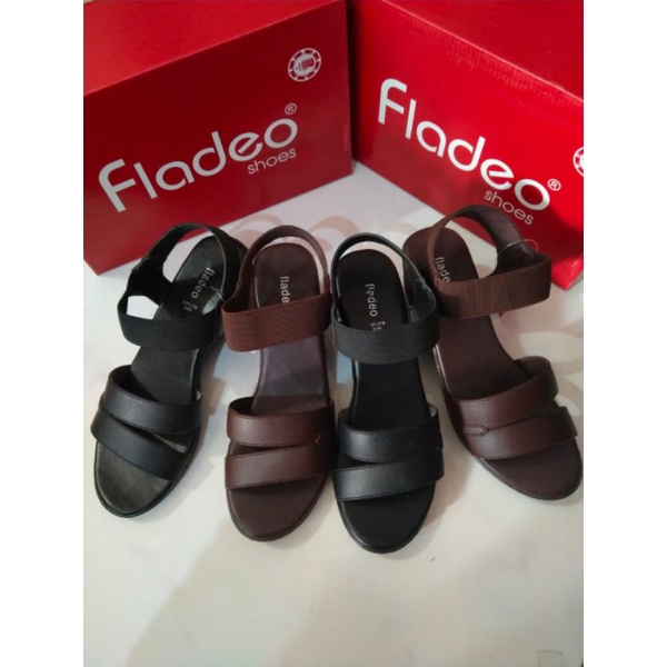 Sandal Wedges Tali Merk Fladeo LDT 270