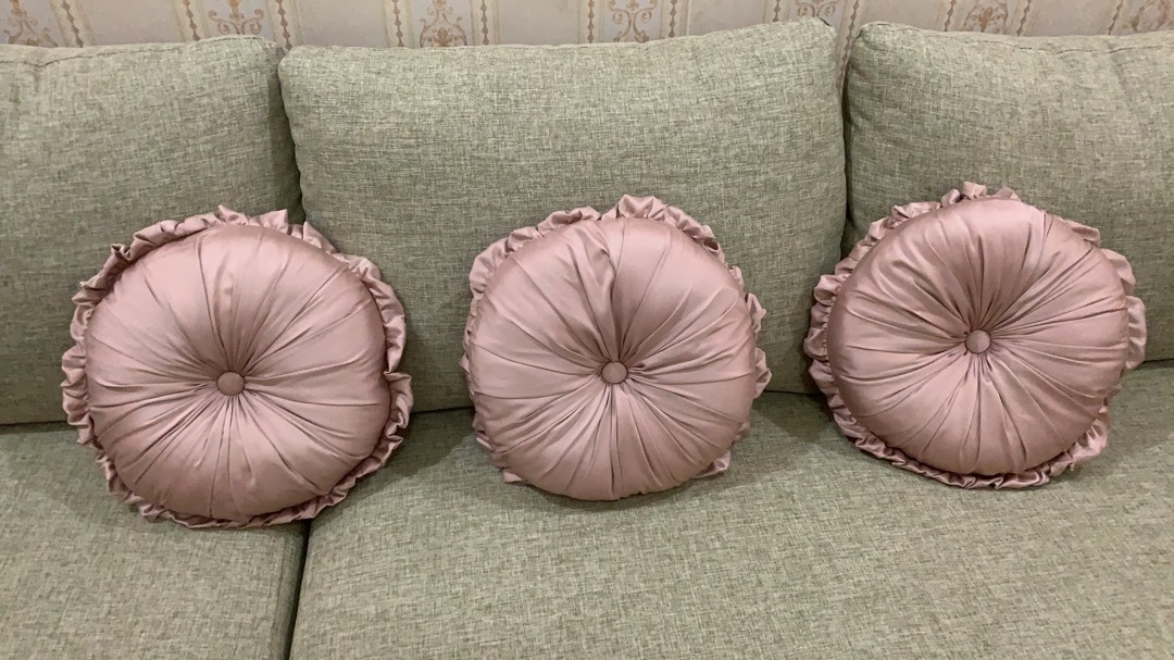 Bantal Bulat Eropa Diameter 40cm / Bantal Labu