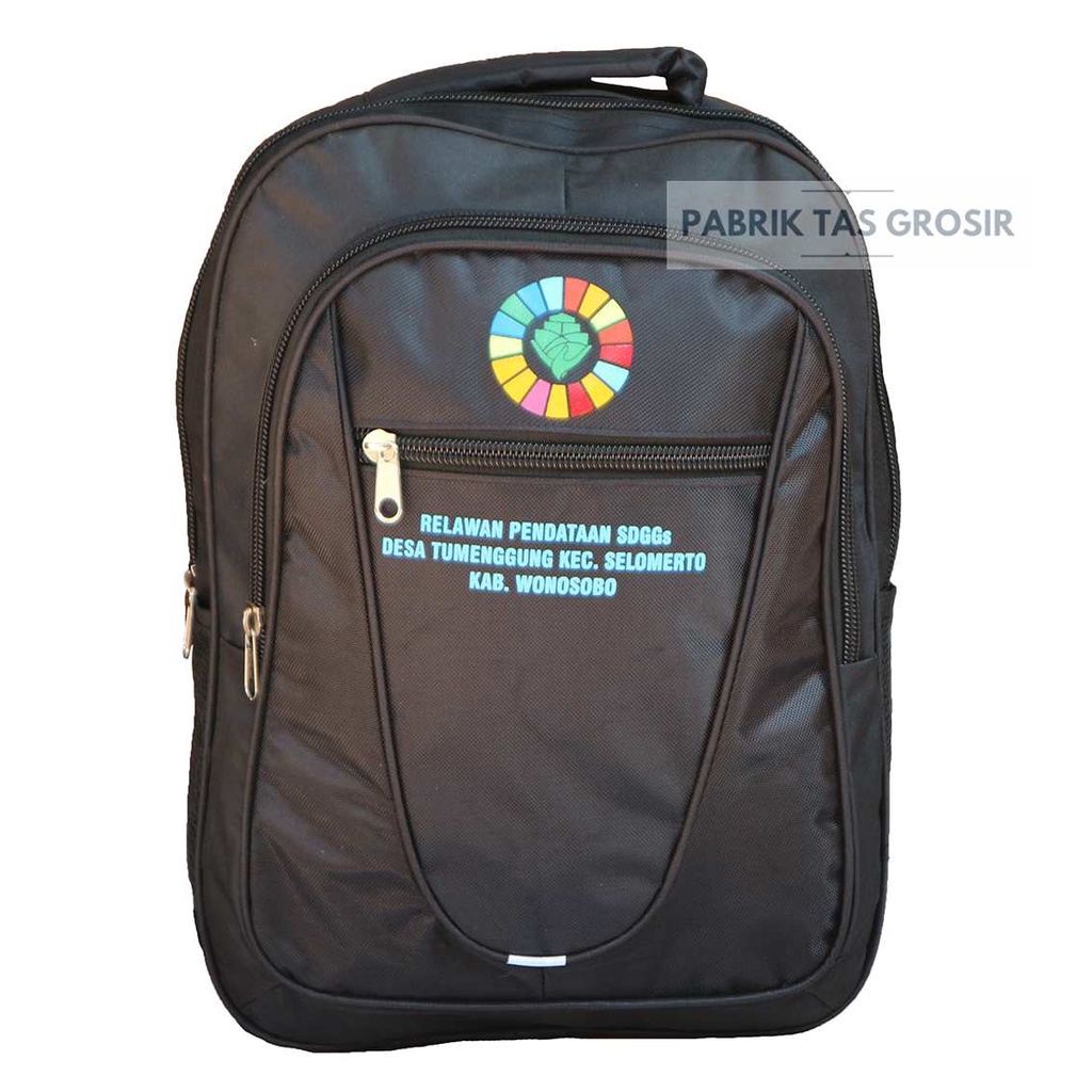 PESANAN GROSIR TAS SABLON SEMINAR SOUVENIR RELAWAN PENDATAAN SDGS GROSIRAN TAS HARGA TERJANGAKAU