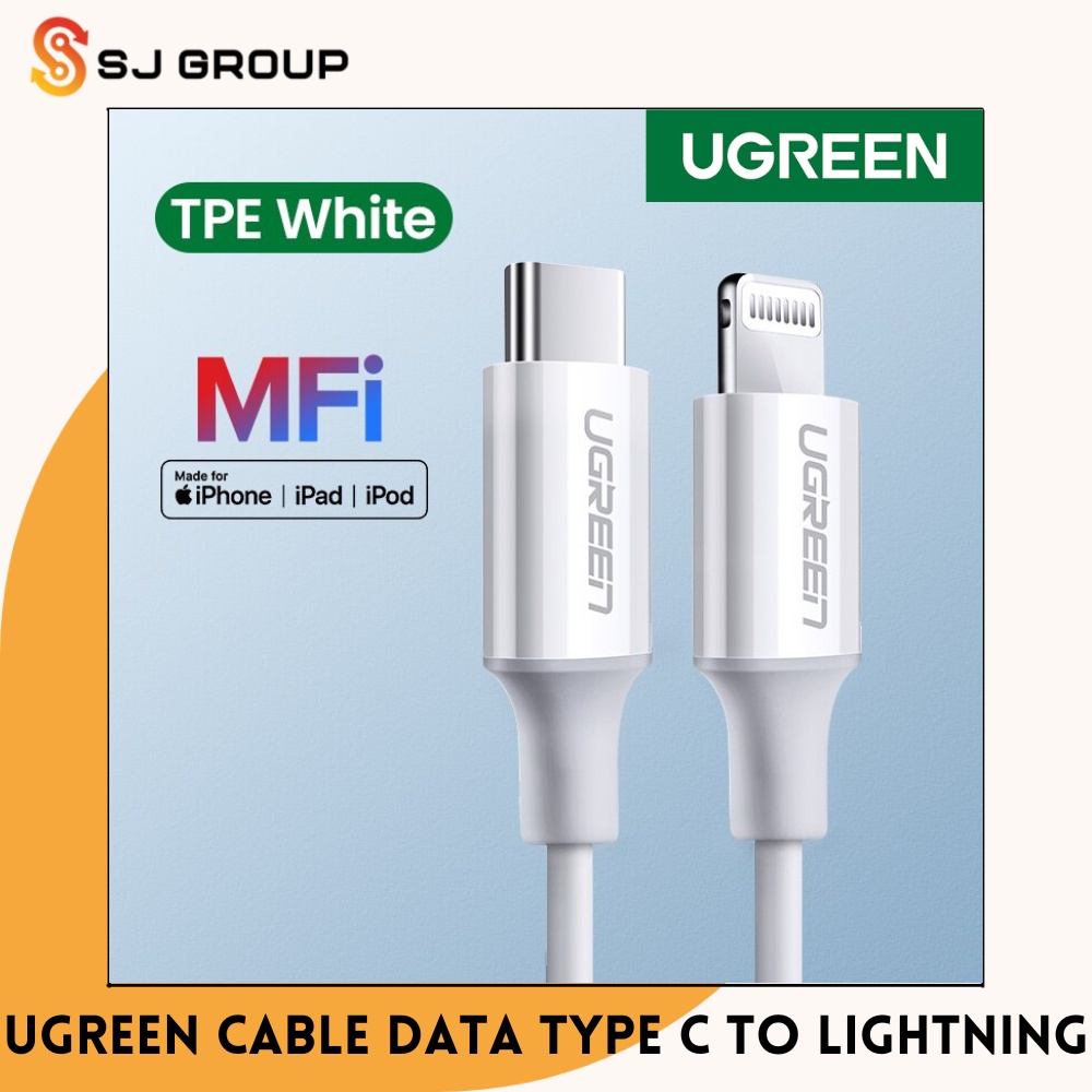 UGREEN Cable Data USB C to Lightning PD Fast Charging Kabel MFI