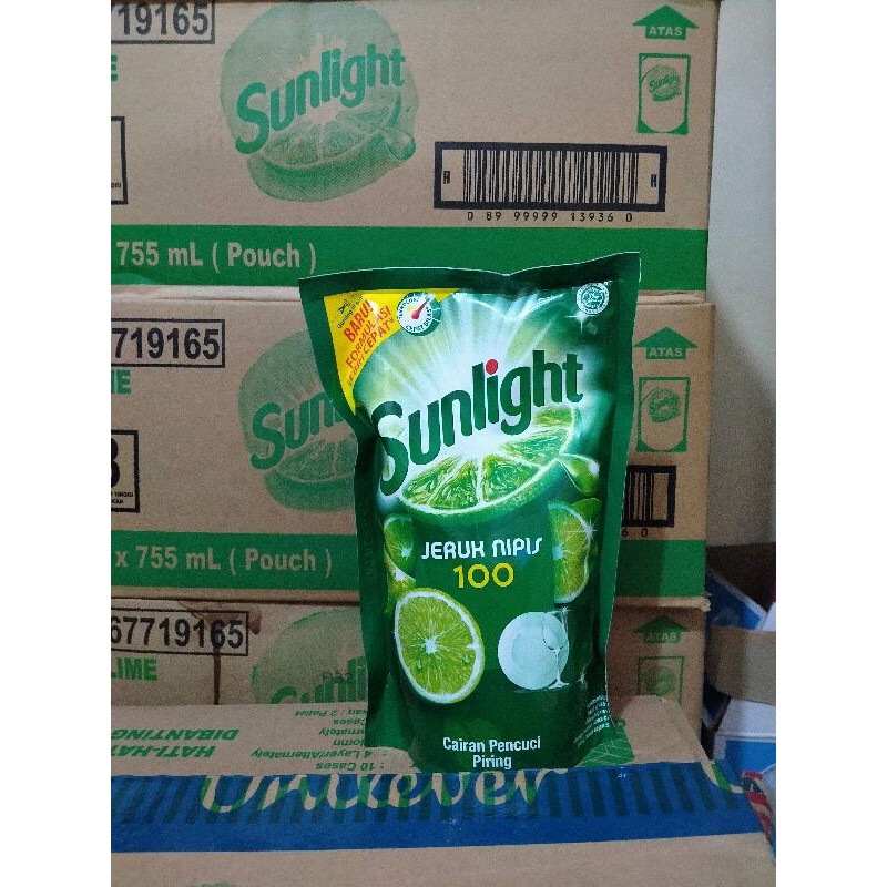 sunlight sabun cuci piring jeruk nipis 755ml Dan 510ml Dan 650ml