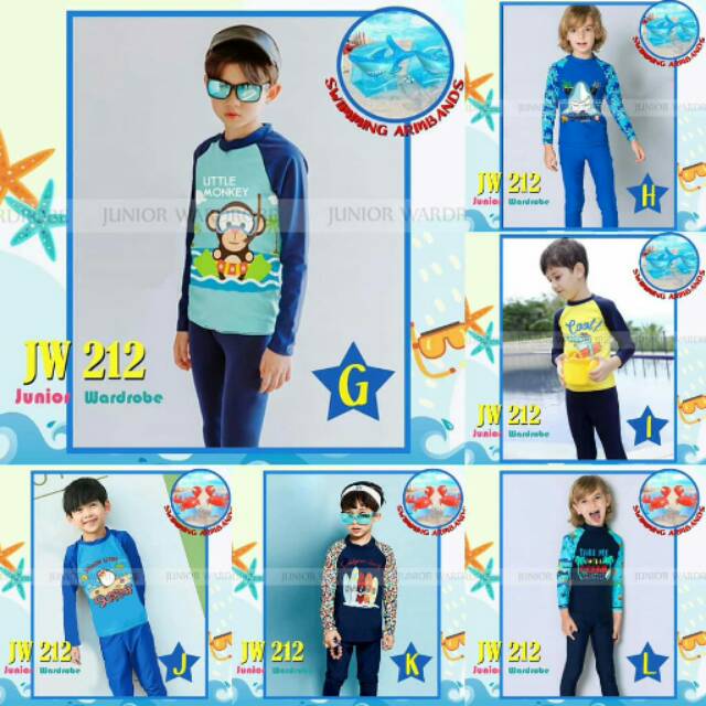 JW212 BAJU RENANG BOY BONUS PELAMPUNG