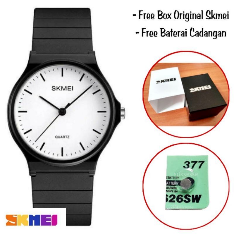 SKMEI 1419 / Jam tangan wanita / Jam tangan SKMEI analog / Jam tangan analog rubber