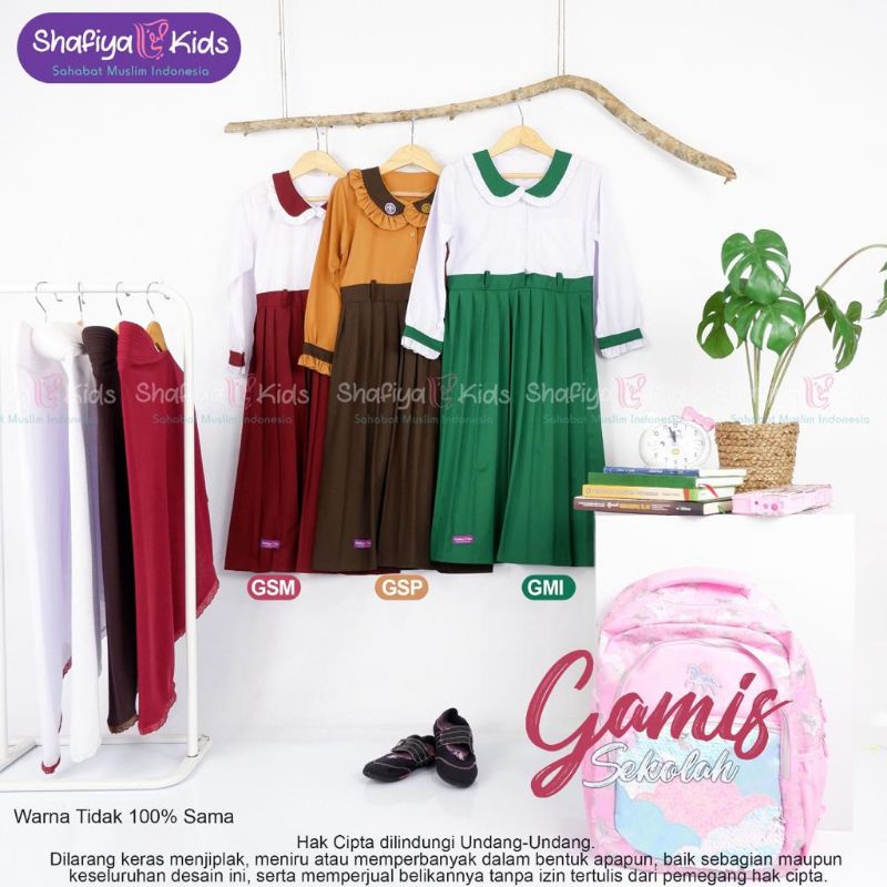 Gamis Sekolah Shafiya Kids