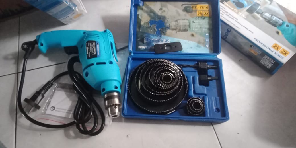 Mesin Bor 10 Mm Benz Electric Drill Keyless 10mm Benz Werkz