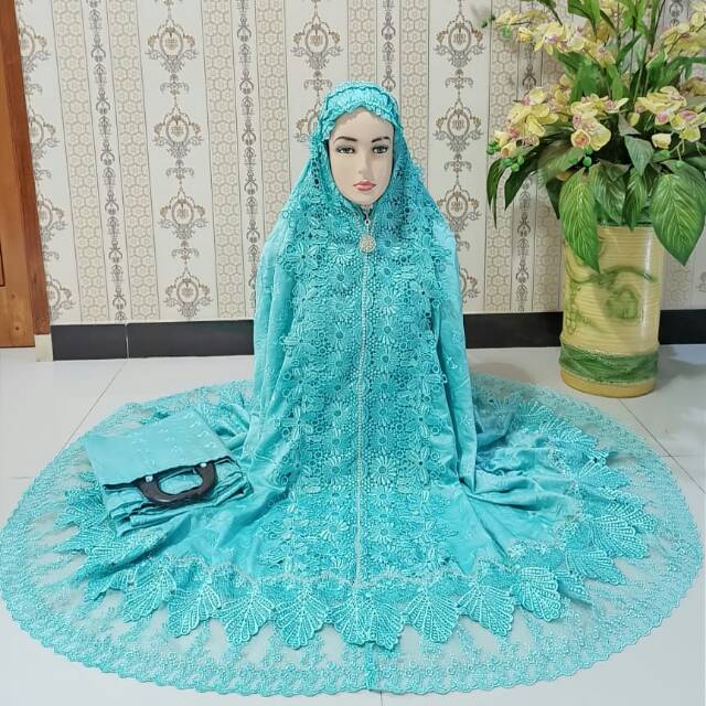 MUKENA SUTRA PARIS FULL BORDIR