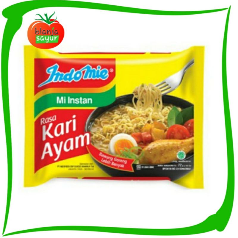 

Indomie kari ayam mie instan