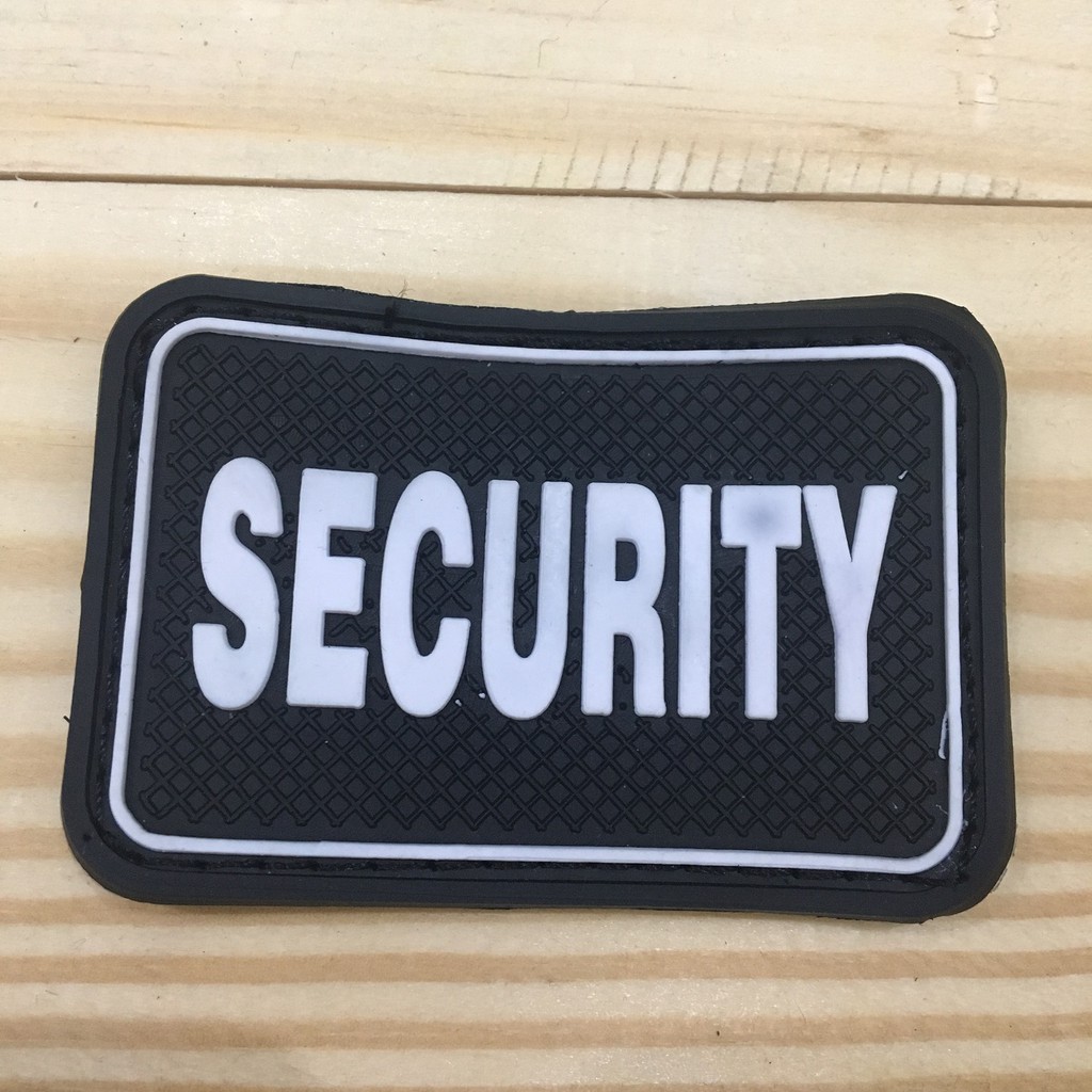 Patch Security (Tulisan Putih) - Patch Satpam - Prepetan