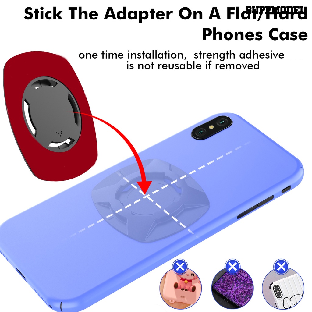 Sdl 1 Set Bracket Holder Handphone Stabil Bahan ABS Shockproof Untuk Sepeda