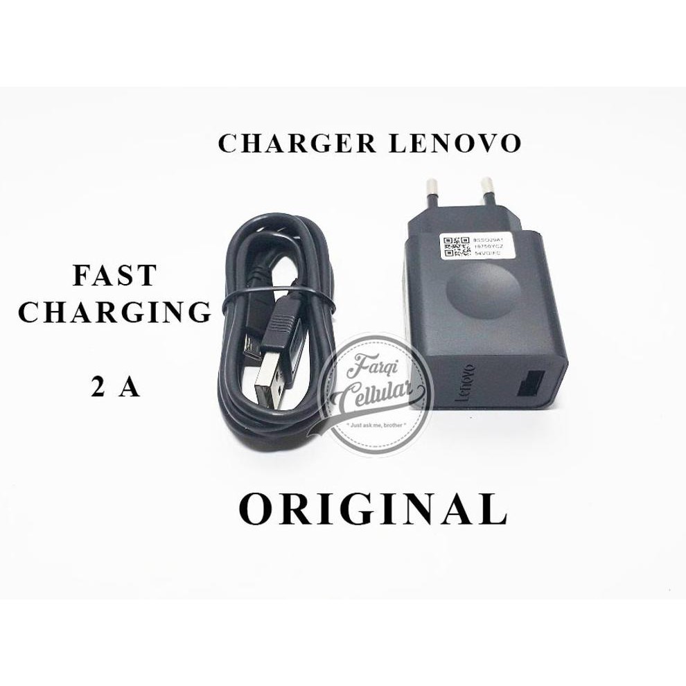 Best Seller Charger Smartphone Hp Lenovo Ori - 2 A Fast Charging - Original & Bergaransi