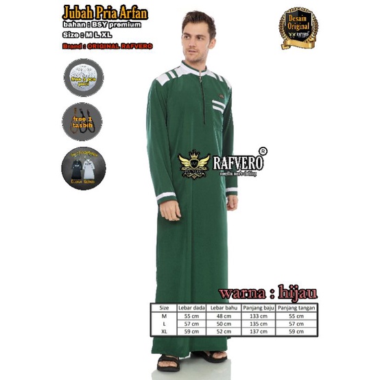 Jubah Pria Arfan Original - Jubah Pria termurah - Jubah Pria Bisa COD - Jubah Pria Terbaru