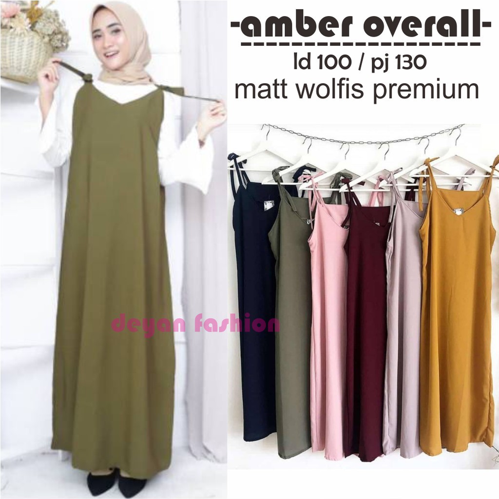 AMBER OVERALL / TERMURAH / NO INNER