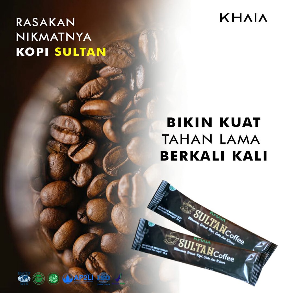 

Khaia Coffee Sultan Kopi Hitam Bubuk Minuman Herbal Untuk Menjaga Kesehatan By Khaia Official
