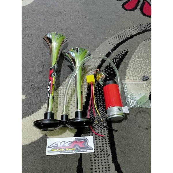 Klakson trompet 2 corong ala hino rk tanpa tabung udah ada dinamo