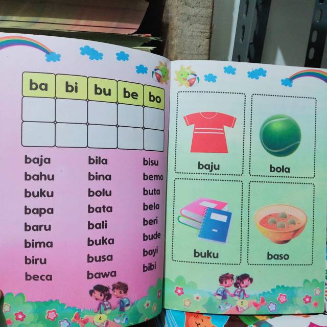 Buku Belajar Membaca Untuk Anak TK