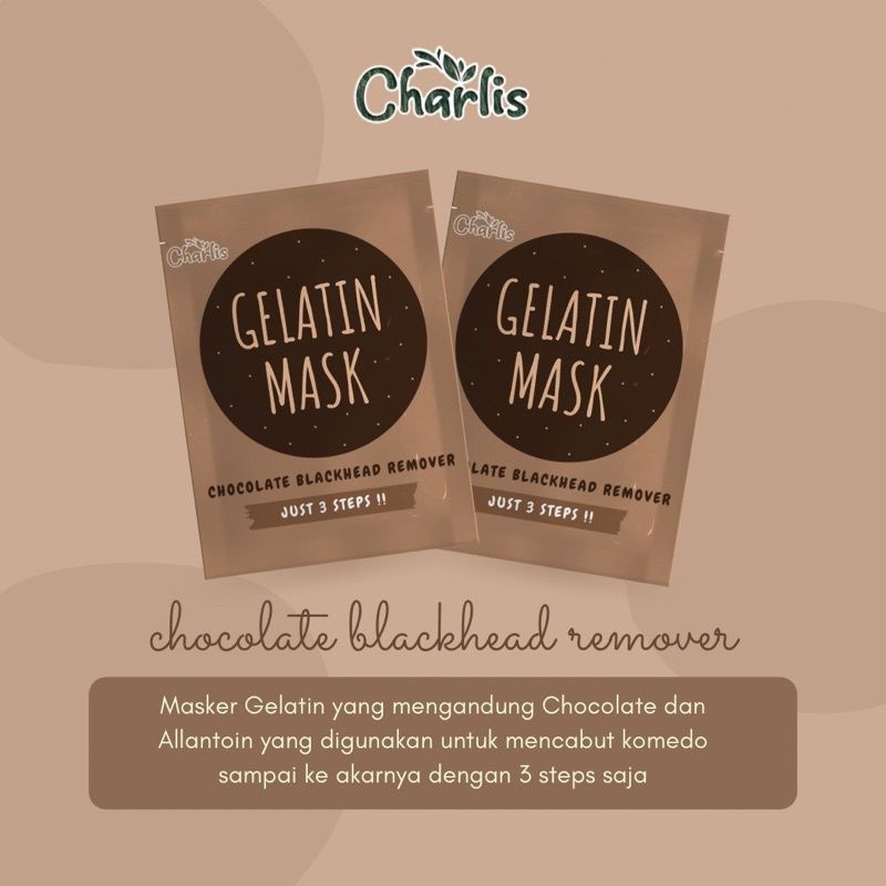 MASKER KOMEDO PREMIUM/BY CHARLIS MASKER GELATIN BPOM HALAL/MASKER KOMEDO