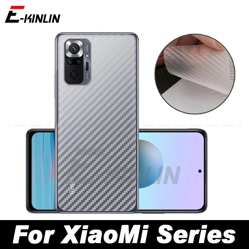 GARSKIN CARBON XIAOMI REDMI NOTE 12 12PRO 11 11S 11PRO 10 10S 10PRO 9 9S 9PRO PRO MAX 4G 5G STIKER BACK SKIN ANTI JAMUR