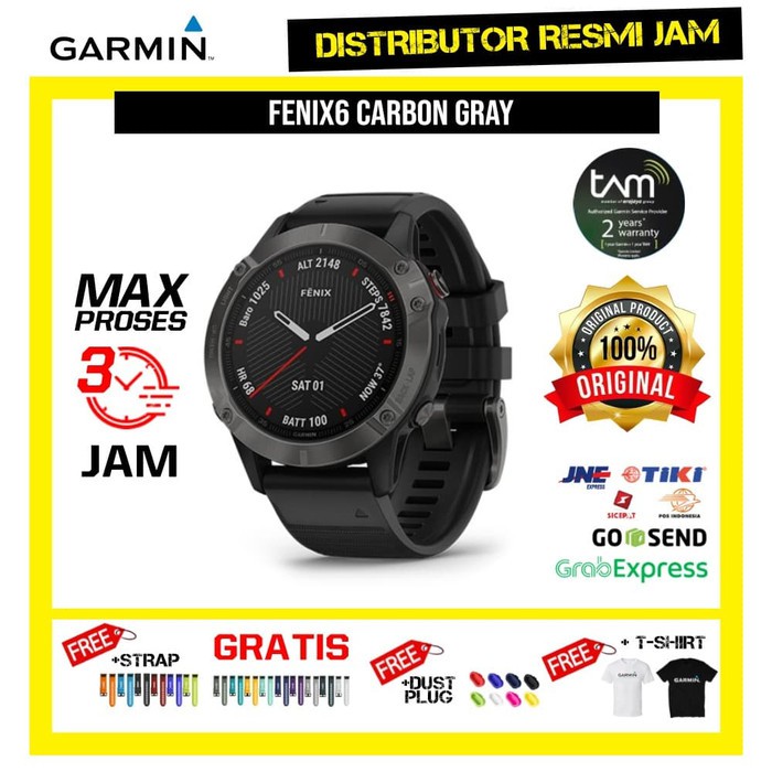 GARANSI RESMI TAM 2 TAHUN GARMIN FENIX 6 SMARTWATCH GARMIN