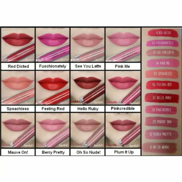 ☃️Cutezz_Ching1☃️Wardah Exclusive Matte Lip Cream