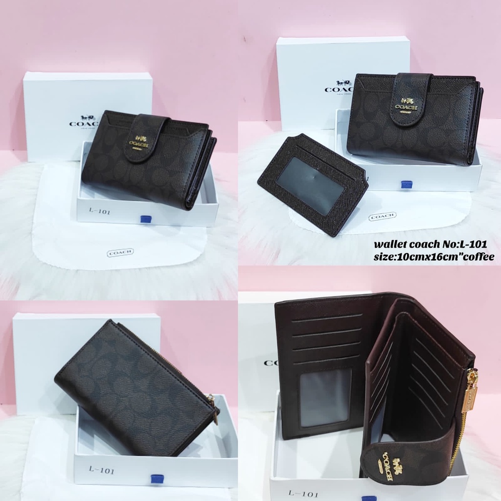 DOMPET KARTU WANITA COACH IMPORT PREMIUM