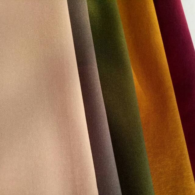 Bahan High twist seragam celana strech melar kain termurah