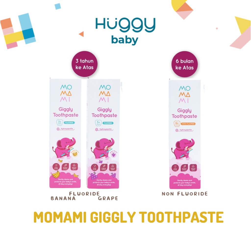 Momami Giggly Toothpaste | Pasta Gigi Odol Anak