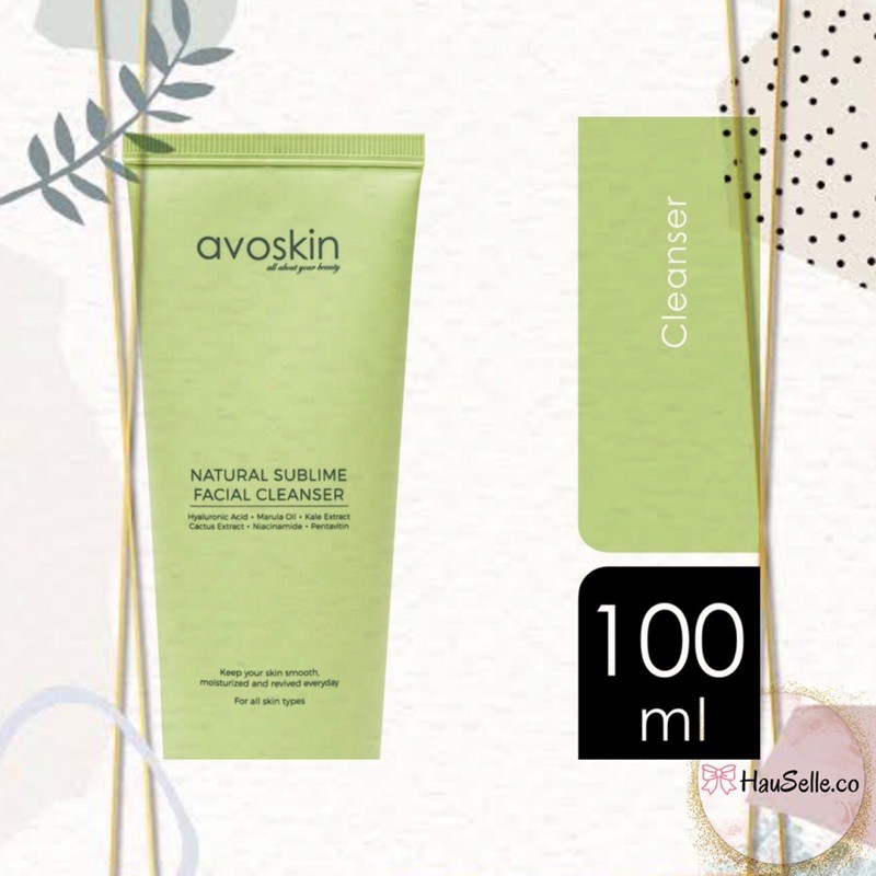[AVOSKIN] Natural Sublime Facial Cleanser Low pH (100mL)