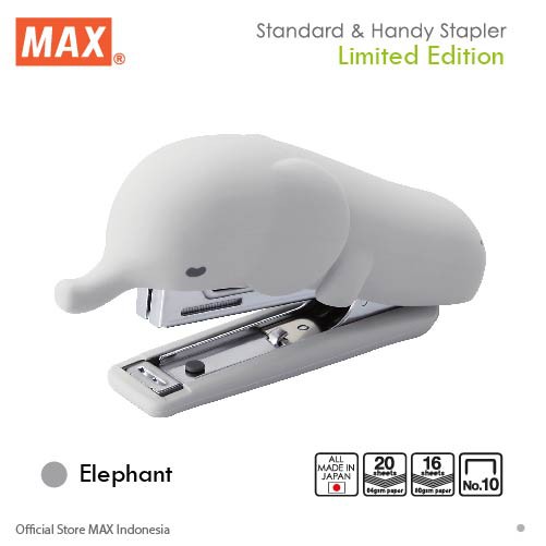 

STATIONERY HAUL-Stapler Max HD 10 NX - Elephant (LIMITED EDITIONS)