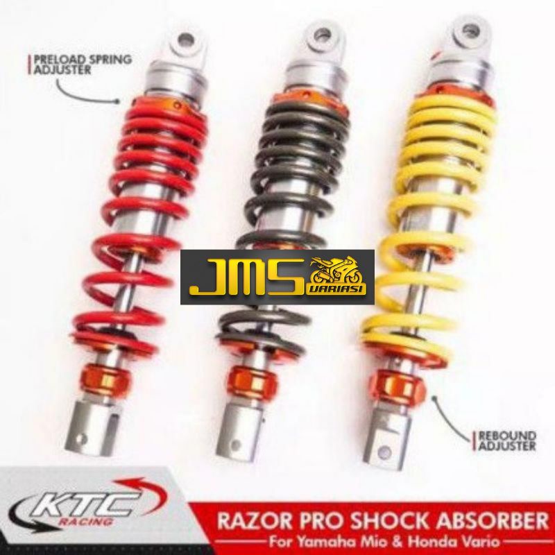 shockbreaker ktc racing razor pro original klik rebound 305/325mm Mio beat Vario lexi xeon Mio m3 mioj Scoopy genio beat deluxe vario125/150