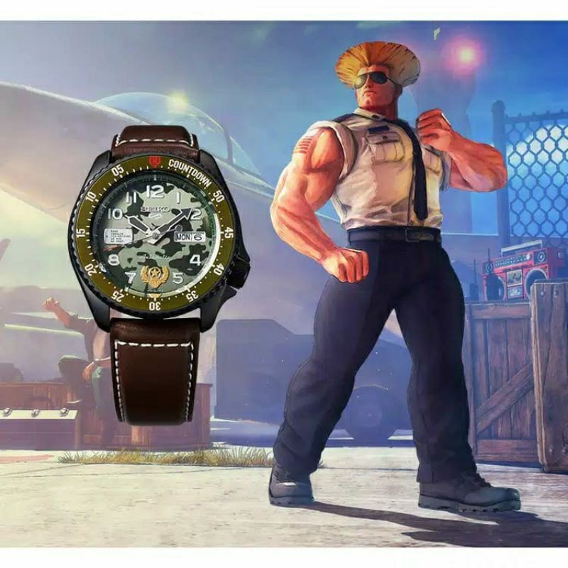 JAM TANGAN STREET FIGHTER V RYU KEN LIMITED EDITION JAM TANGAN SEIKO WATER RESIST