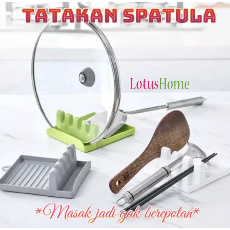 TATAKAN SPATULA / TATAKAN SENDOK GORENG / HOLDER TUTUP KUALI/ ALAT DAPUR