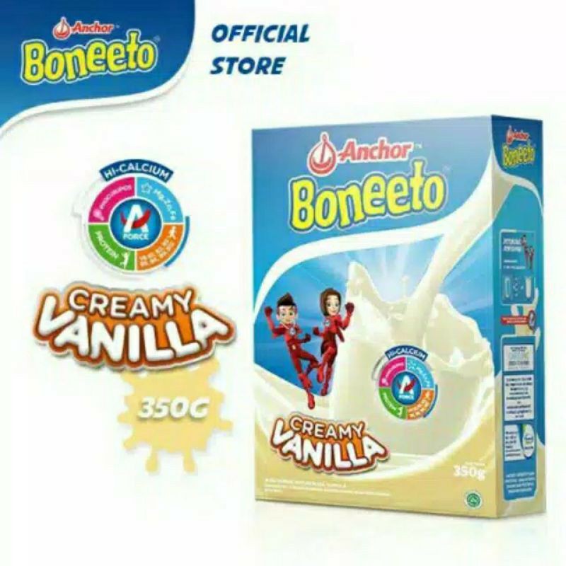 

BONEETO CREAMY VANILLA SUSU PERTUMBUHAN 350GR