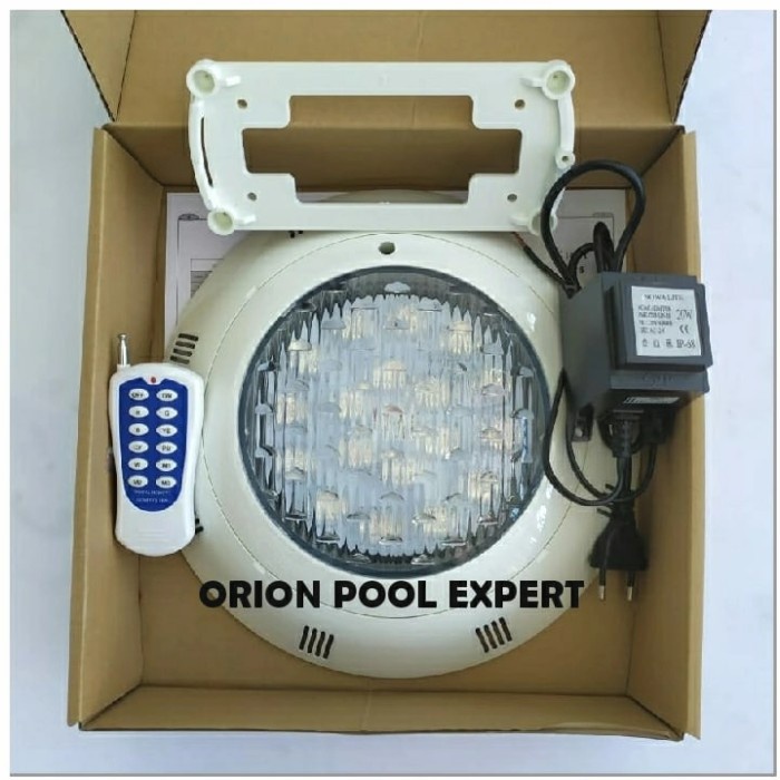 RANTAN | Lampu Kolam Renang LED RGB 18 W REMOTE TRAFO - RGB COLOR