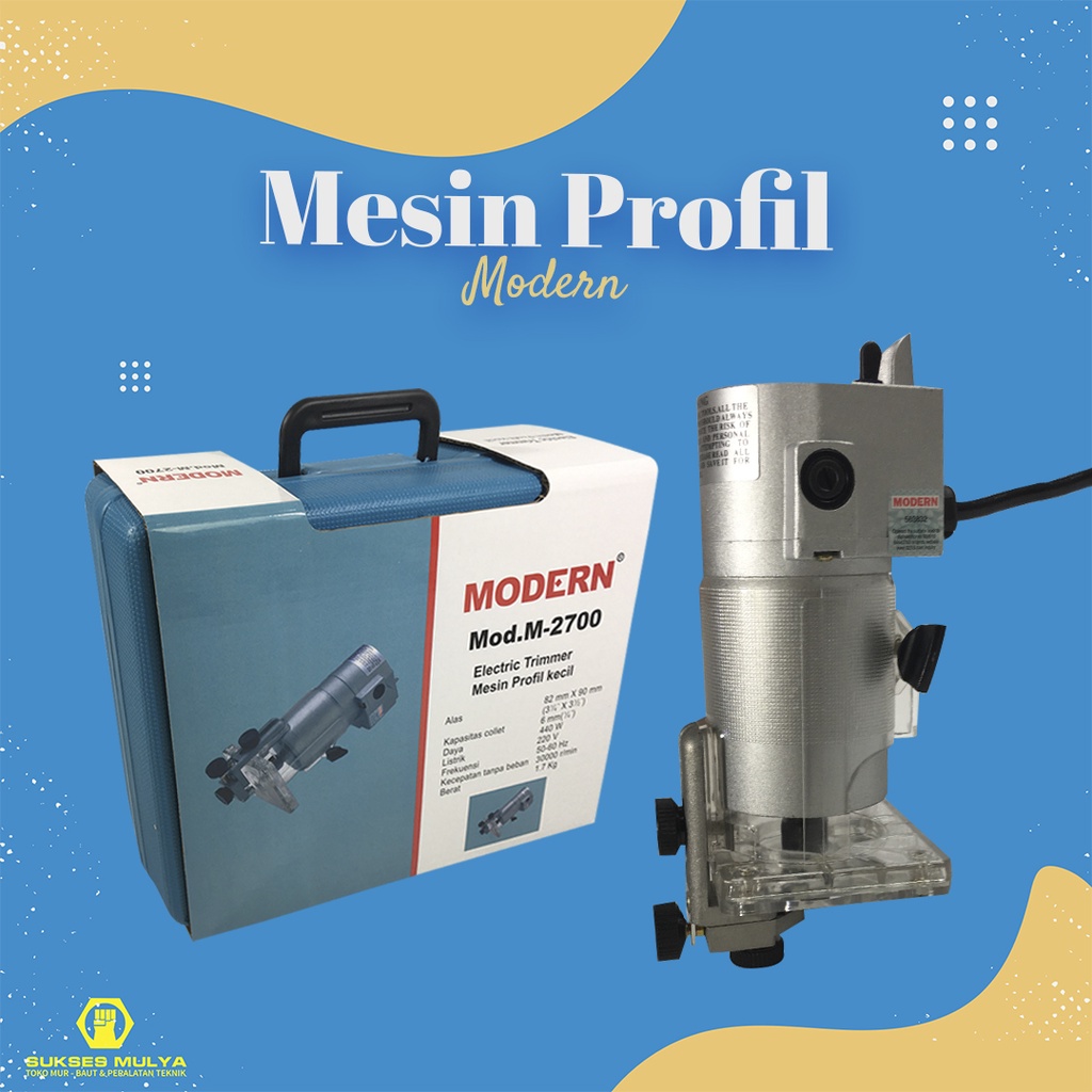 Mesin Trimmer / profil / Provil / router Modern M2700 M 2700