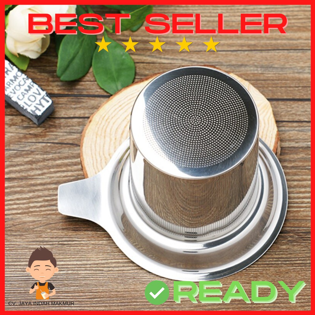 Saringan Teh Kopi Stainless Penyeduh Teh Kopi Stainless Steel TEA Strainer Metal Filter