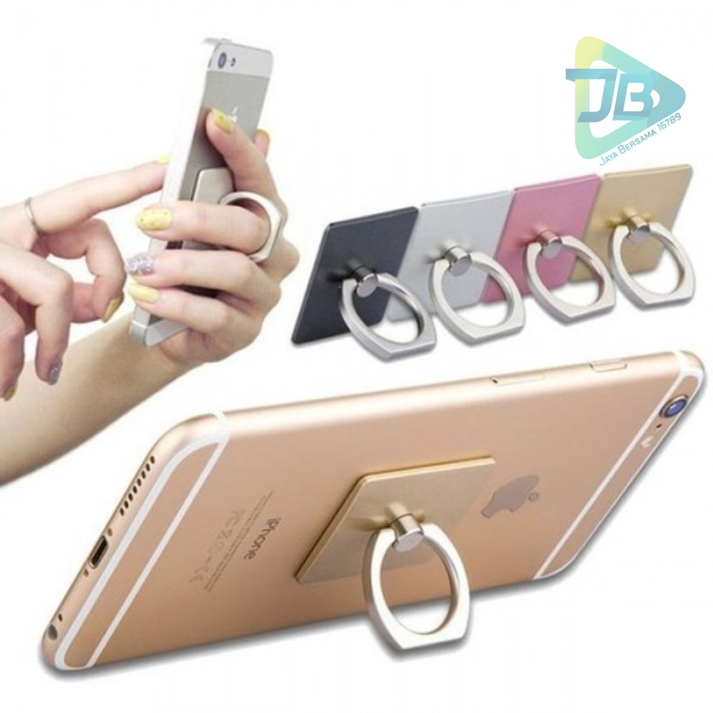 RT16 iRING RING STAND HP POLOS CINCIN PENYANGGA PEGANGAN HANDPHONE UNIVERSAL JB5232