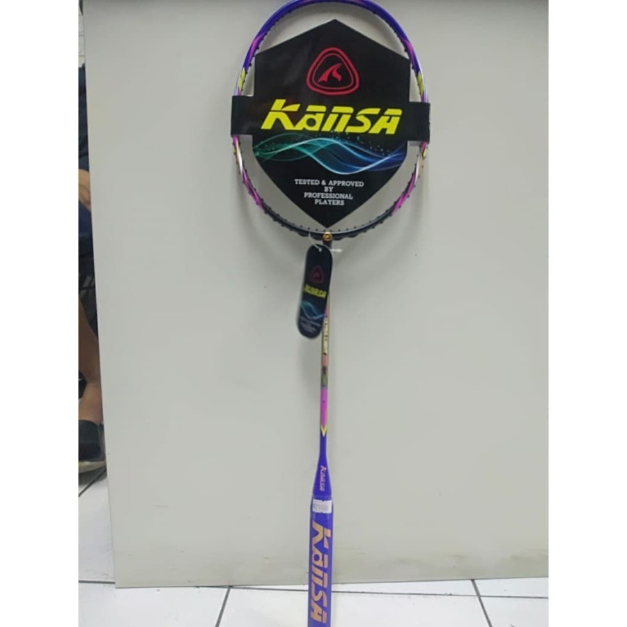 RAKET BADMINTON KANSA 600 ULTRA-LIGHT 10U-G5 FULL CARBON ORIGINAL