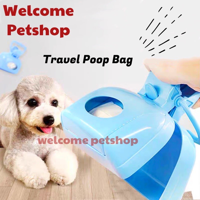 Travel Poop Bag / Penjepit Kotoran Hewan / Poop Bag
