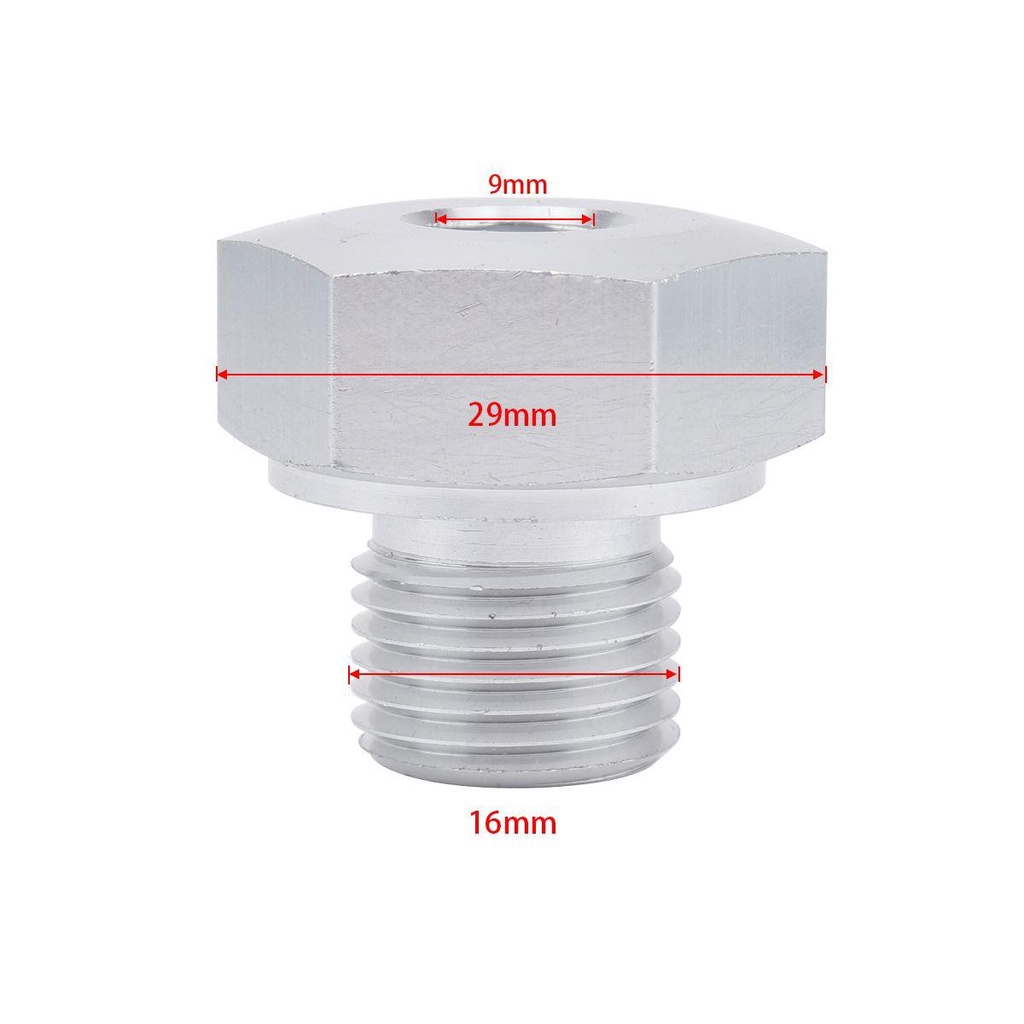 Populer Adapter Auto Tool NPT Aluminium LS Mesin Male M16x1.5 Untuk Mesin Seri LS