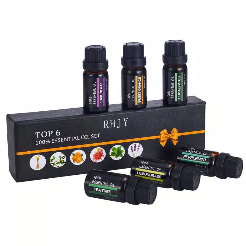 Essential Oil RHJY Set Aromatherapy Diffusers 10ml 6 PCS oils aroma