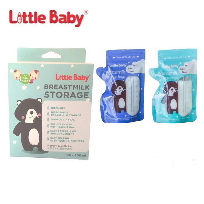 Little Baby - Breastmilk Storage Bags 200ml