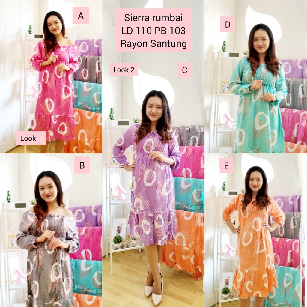 SIERRA RUMBAI (DASTER KEKINIAN MURAH, DASTER VIRAL, DASTER PREMIUM KEKINIAN, DASTER RAYON PANJANG, B