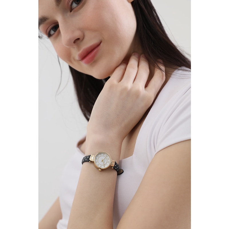 Berrybenka - Jam Tangan Kulit Wanita Sofia Cesia Polka-2