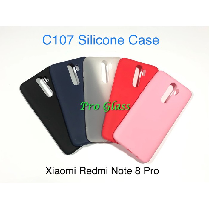 C107 Xiaomi Redmi Note 8 /  Redmi Note 8 PRO Colourful Ultrathin Silicone Matte Case